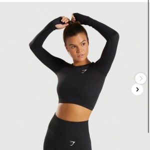 Gym shark vital seamless set in black- size small